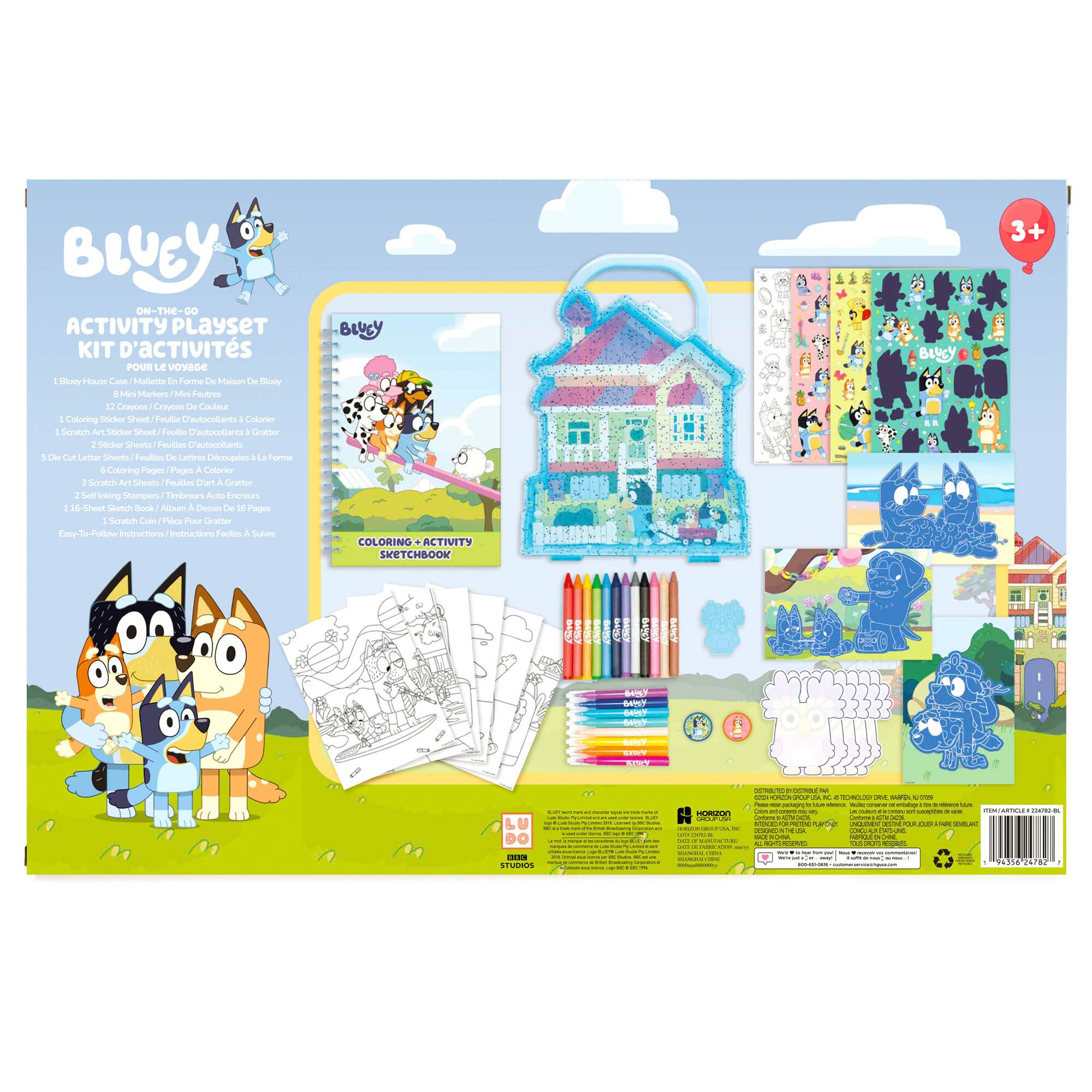 Bluey On-the-Go Activity Playset